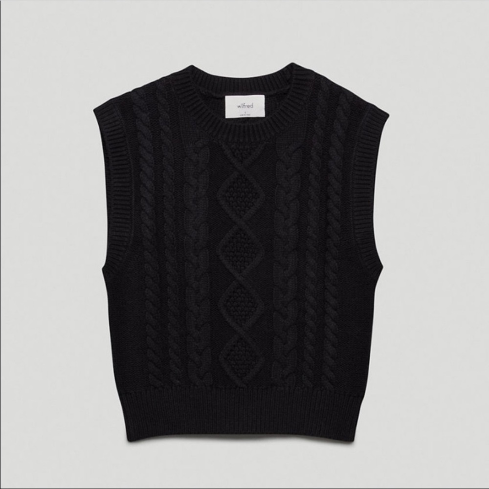 Wilfred Black Alps Vest